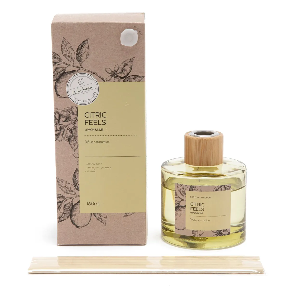 ROBERTA ALLEN - Difusor Lemon & Lime 160Ml Roberta Allen