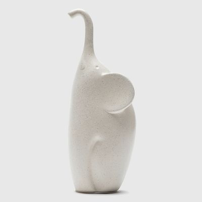 Imagen 2 del producto Adorno Elefante Pie 29 Cm Blanco