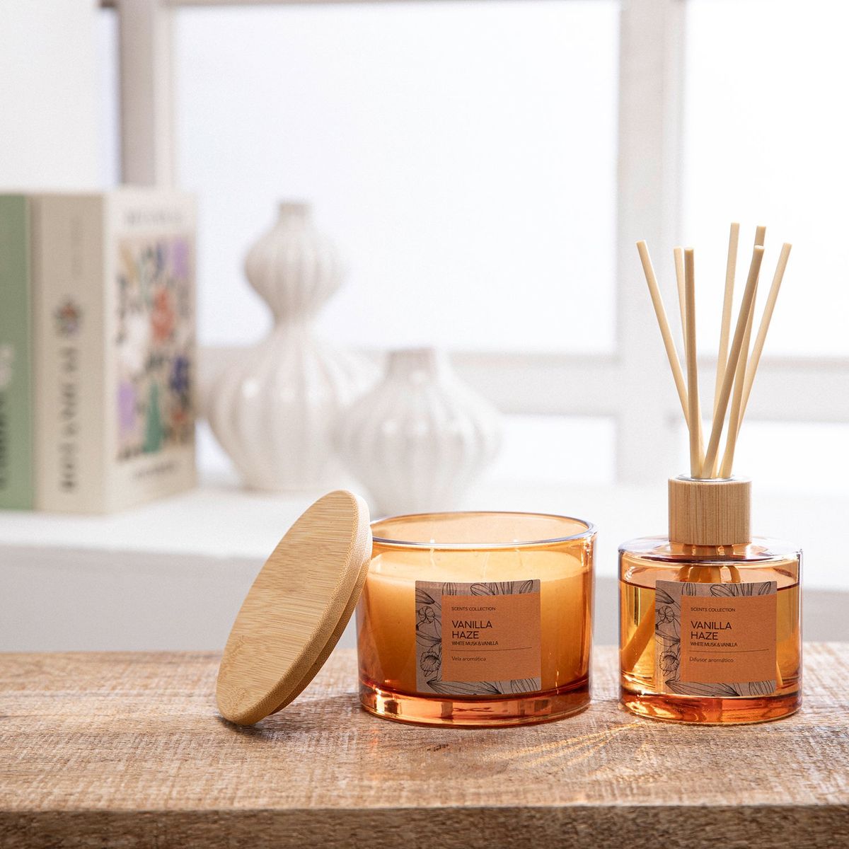 ROBERTA ALLEN - Difusor Con Varillas Aroma Vainilla Haze 100 Ml Roberta Allen