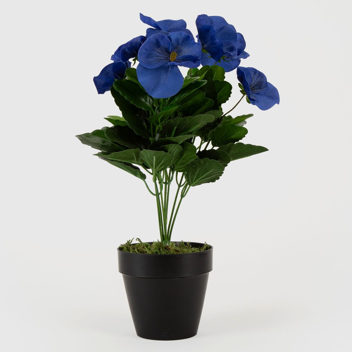 MICA - Arreglo Floral Artificial Mica Flores C Pot Azul