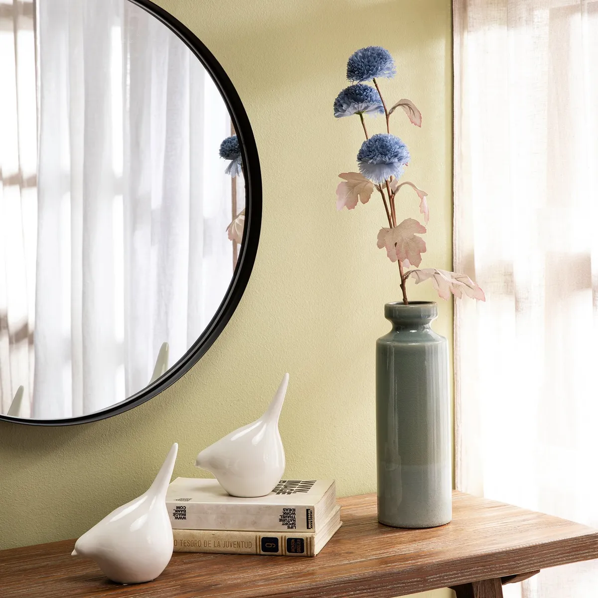 MICA - Vara Flor Artificial Crisantemo 74 Cm Mica