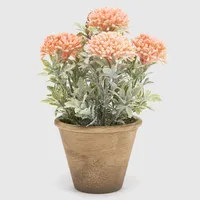 Planta Artificial Flor Crisantemo 23 Cm