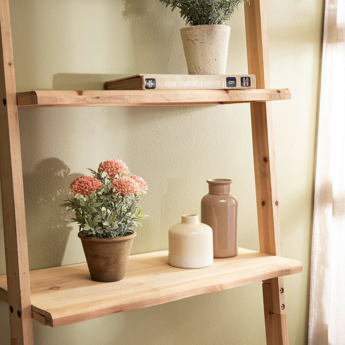 MICA - Planta Artificial Flor Crisantemo 23 Cm Mica