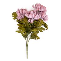 Ramo 4 Flores Artificiales Daisy 50 Cm