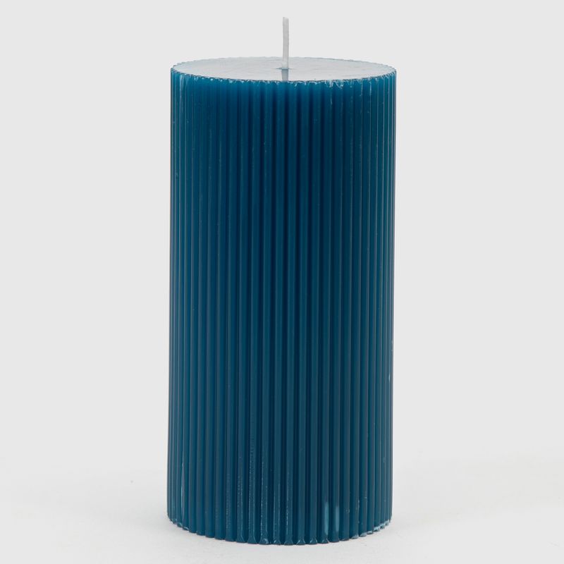 BASEMENT HOME - Vela Aromática Basement Home Rayada Azul 15 cm