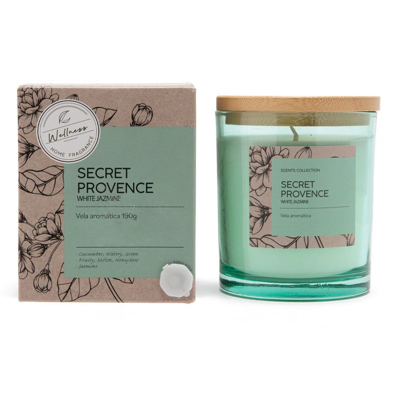 ROBERTA ALLEN - Vela Aromática Roberta Allen Secret Provence Jazmín Blanco 190 gr