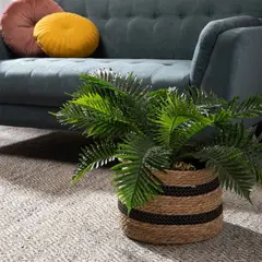 MICA - Canasto Decorativo Rattán Rush 25X30Cm