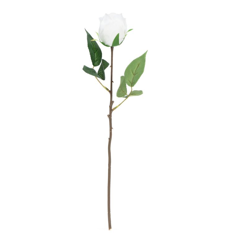 Vara Flor Artificial Rosa 42 Cm