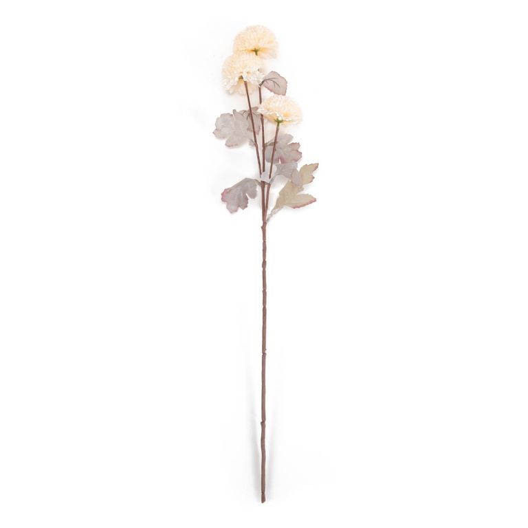 Vara Flor Artificial Crisantemo 74 Cm