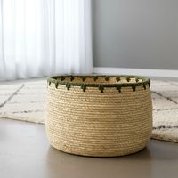 Canasto Decorativo Mimbre 23 Cm