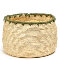 ROBERTA ALLEN - Canasto Decorativo Mimbre 23 cm