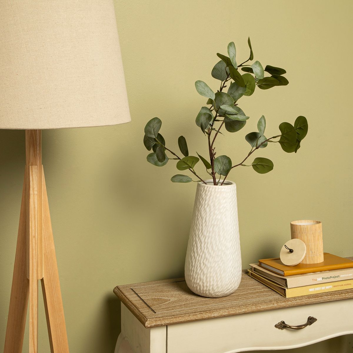 MICA - Vara Rama Artificial Eucalipto 85 Cm Mica