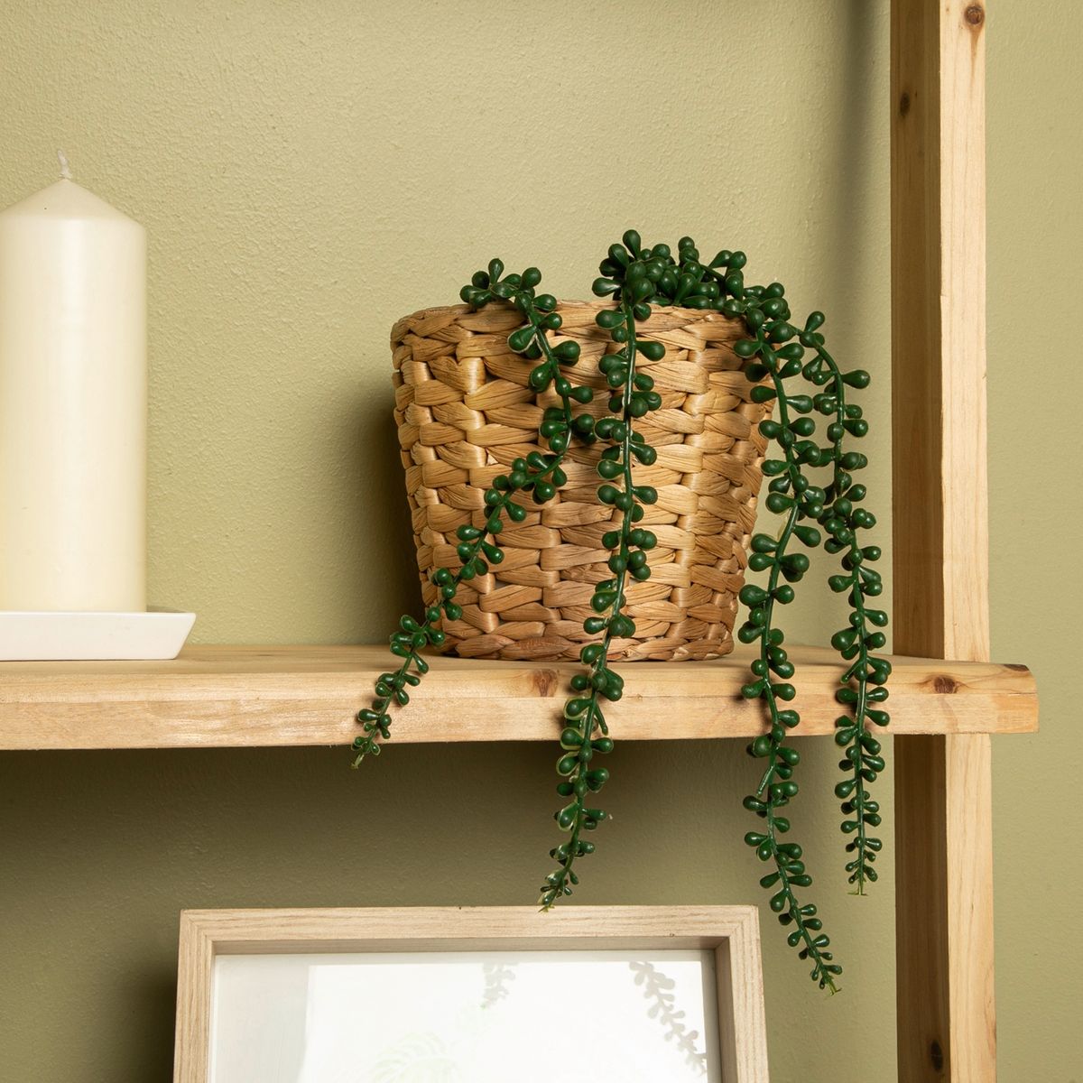 MICA - Vara Rama Artificial Rosario 75 Cm Mica