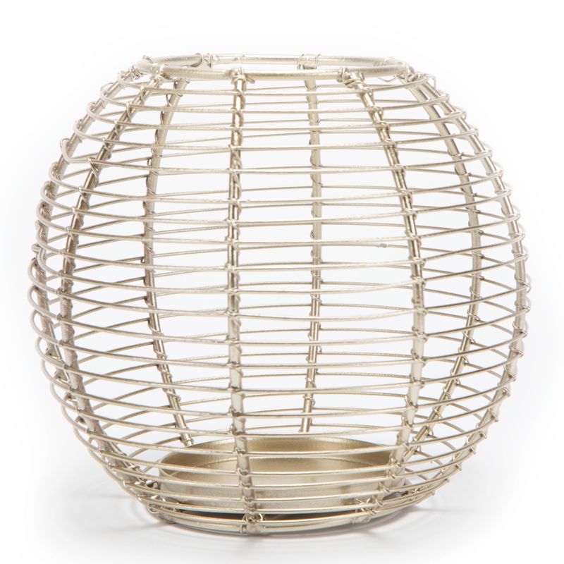 MICA - Farol Gold 17X17X15Cm Mica