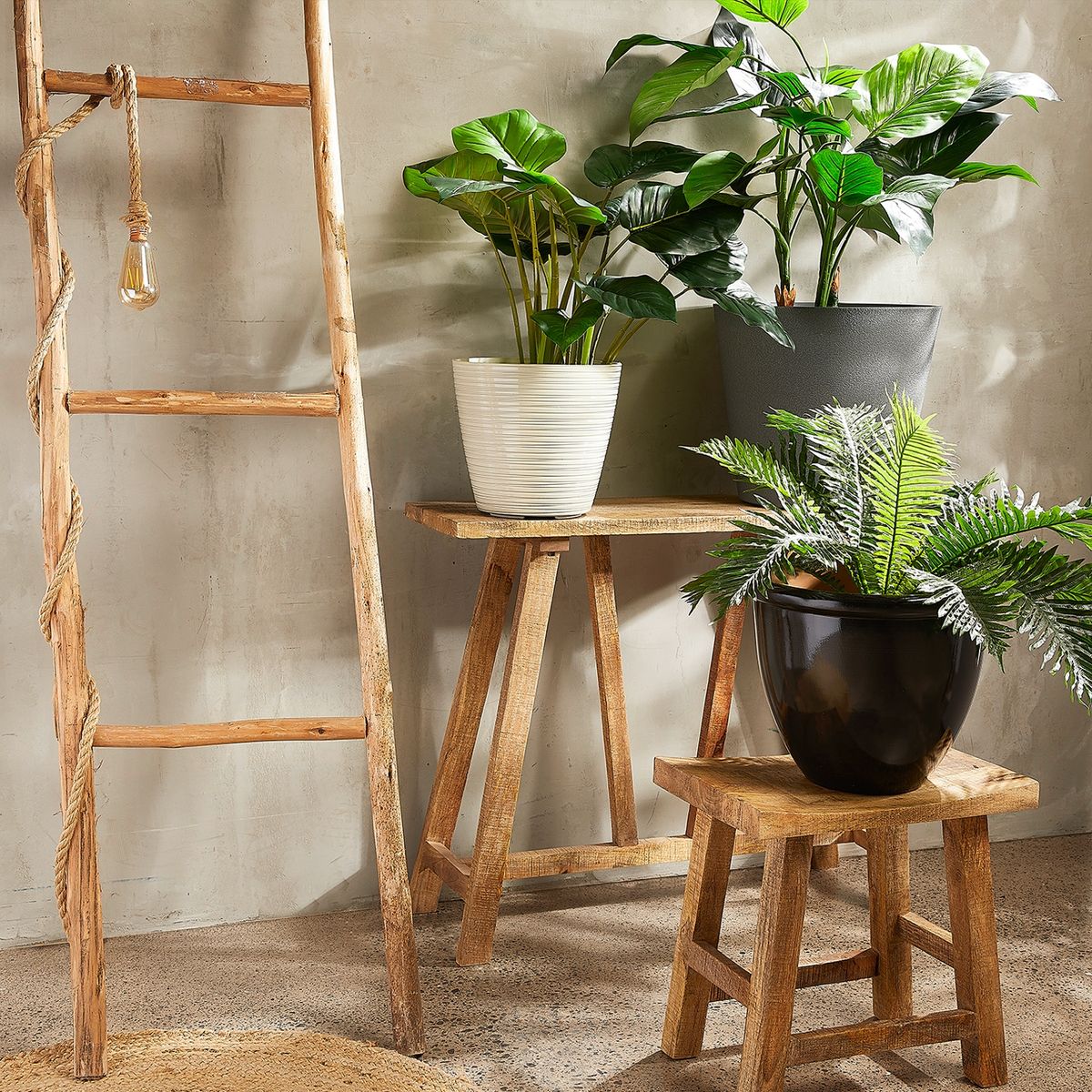 BASEMENT HOME - Maceta de Poliresina Basement Home 28x28x25.5 cm