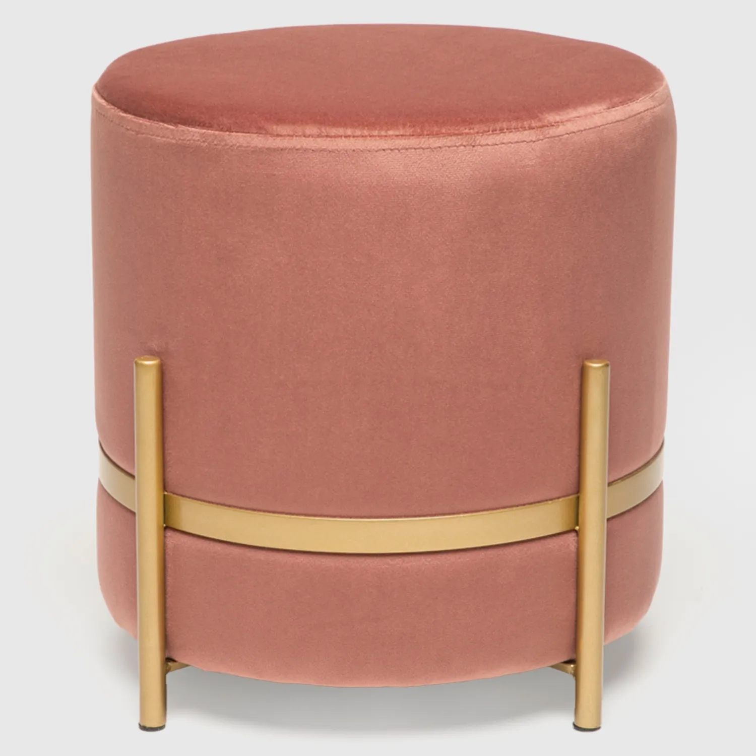 ROBERTA ALLEN Puff Velvet Patas Doradas 35X36 Cm Pouff Roberta