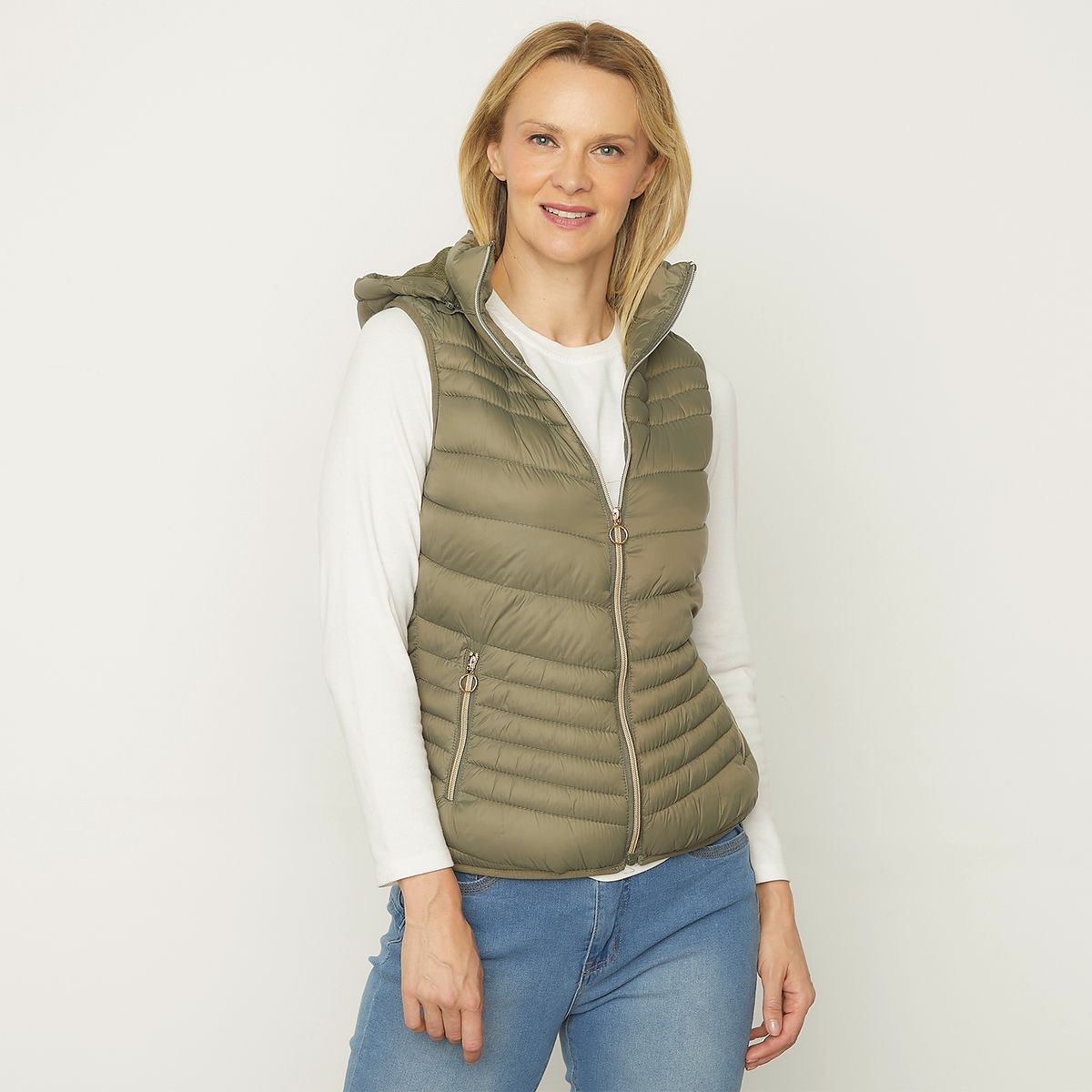 NEWPORT - Parka Sin Mangas Mujer Newport