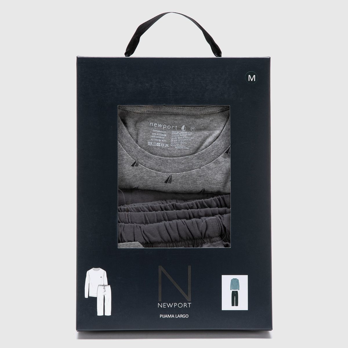 NEWPORT - Conjunto Pijama Largo Recto Hombre Newport