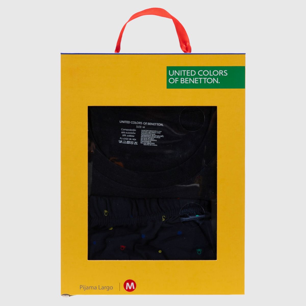 BENETTON - Conjunto Pijama Recto Algodón Hombre Benetton
