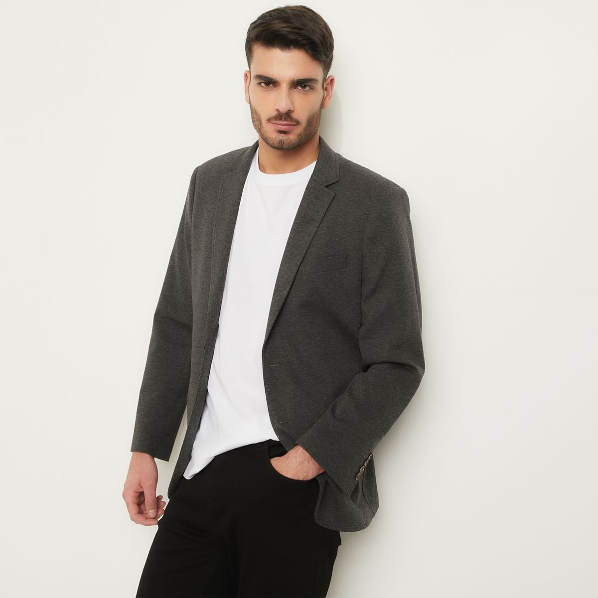 BASEMENT - Blazer Slim Fit Hombre Basement