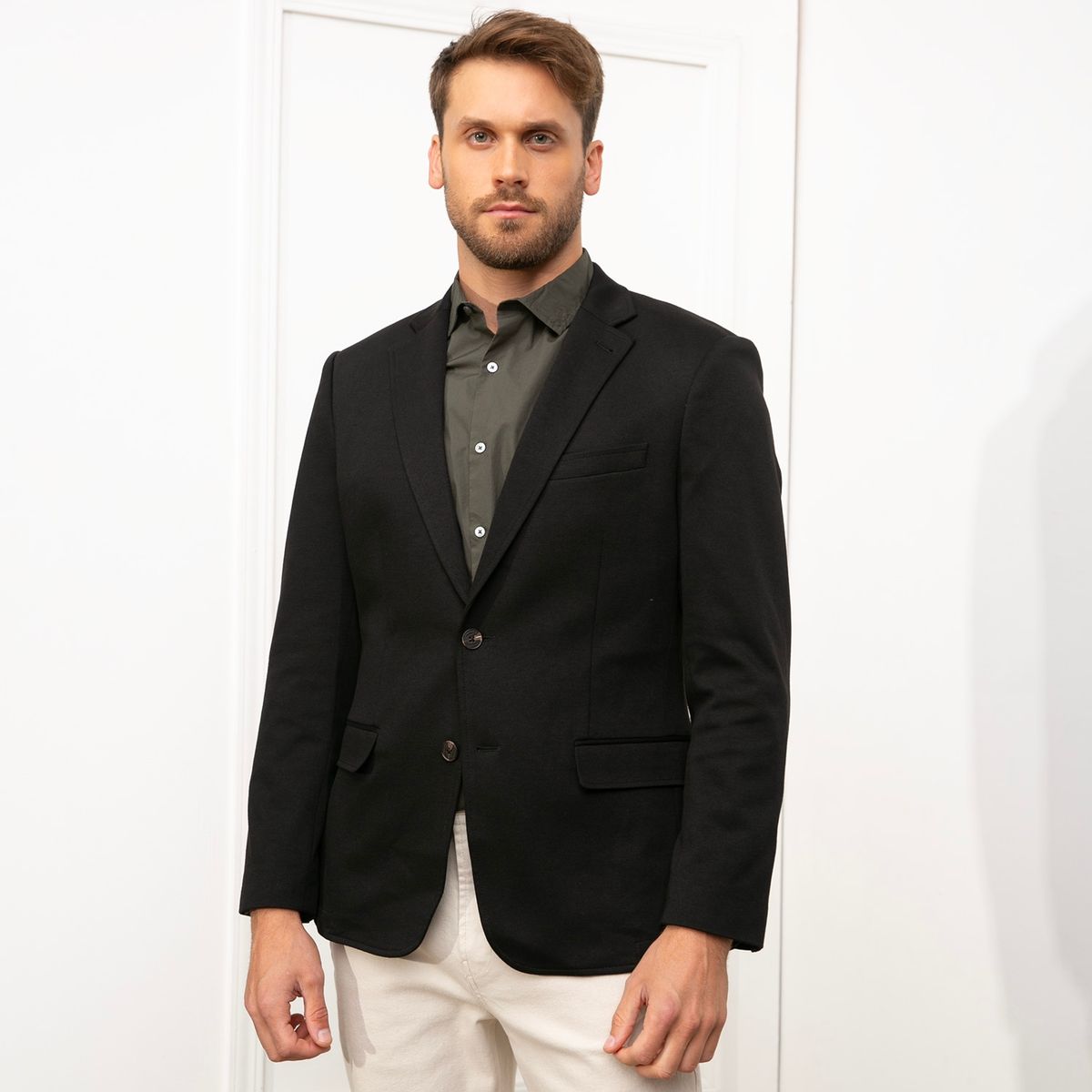 BASEMENT - Blazer Slim Fit Hombre Basement