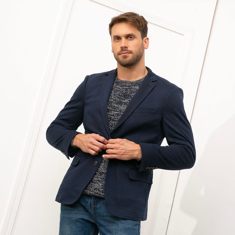 BASEMENT - Blazer Slim Fit Hombre Basement