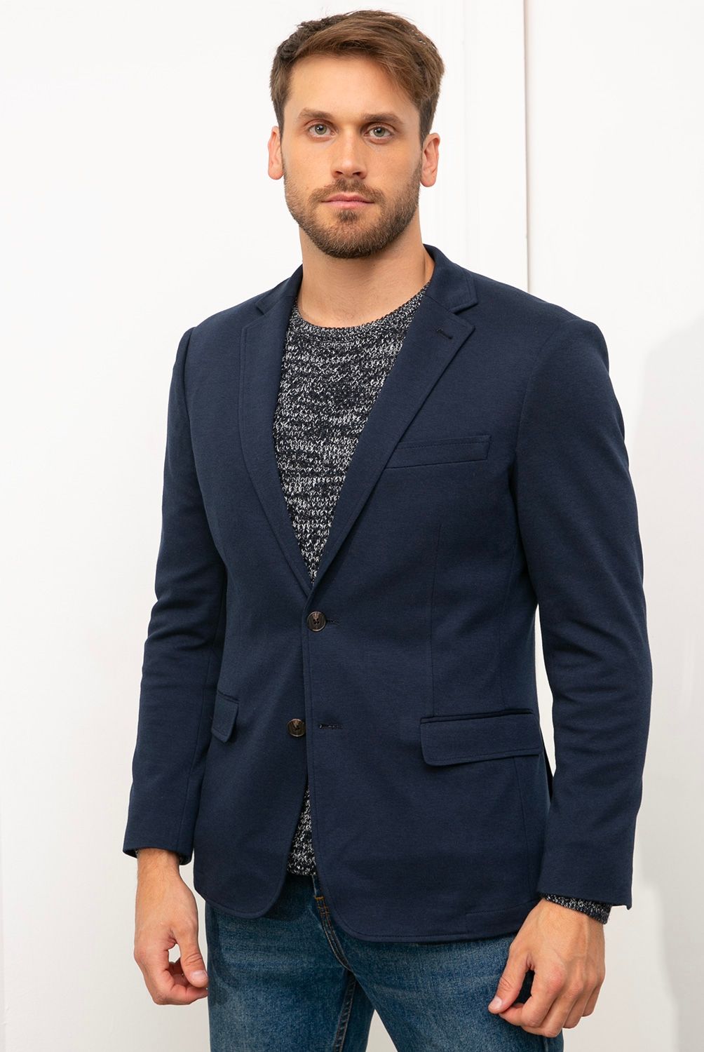 BASEMENT - Blazer Slim Fit Hombre Basement