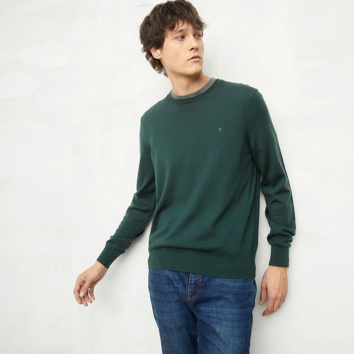 WOLF&HANK - Sweater Algodón Cuello Redondo Wolf&Hank Hombre Manga Larga