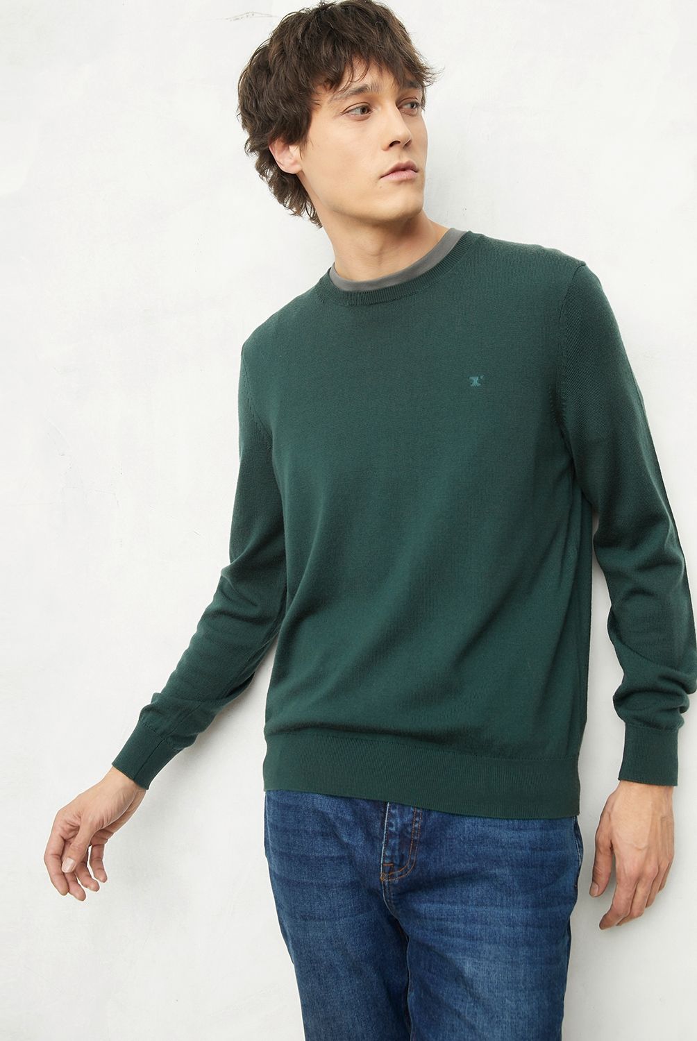 WOLF&HANK - Sweater Algodón Cuello Redondo Wolf&Hank Hombre Manga Larga