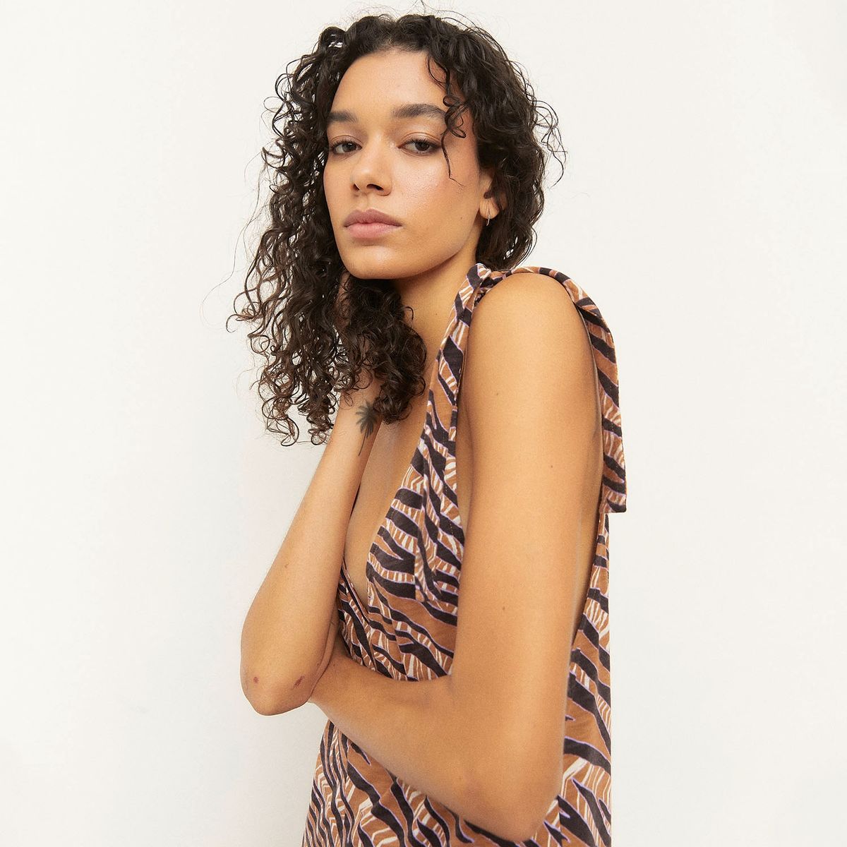 BASEMENT - Enterito Algodón Pima Animal Print Mujer Basement