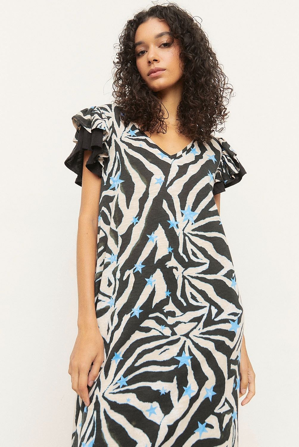BASEMENT - Vestido Midi Algodón Pima Mujer Basement
