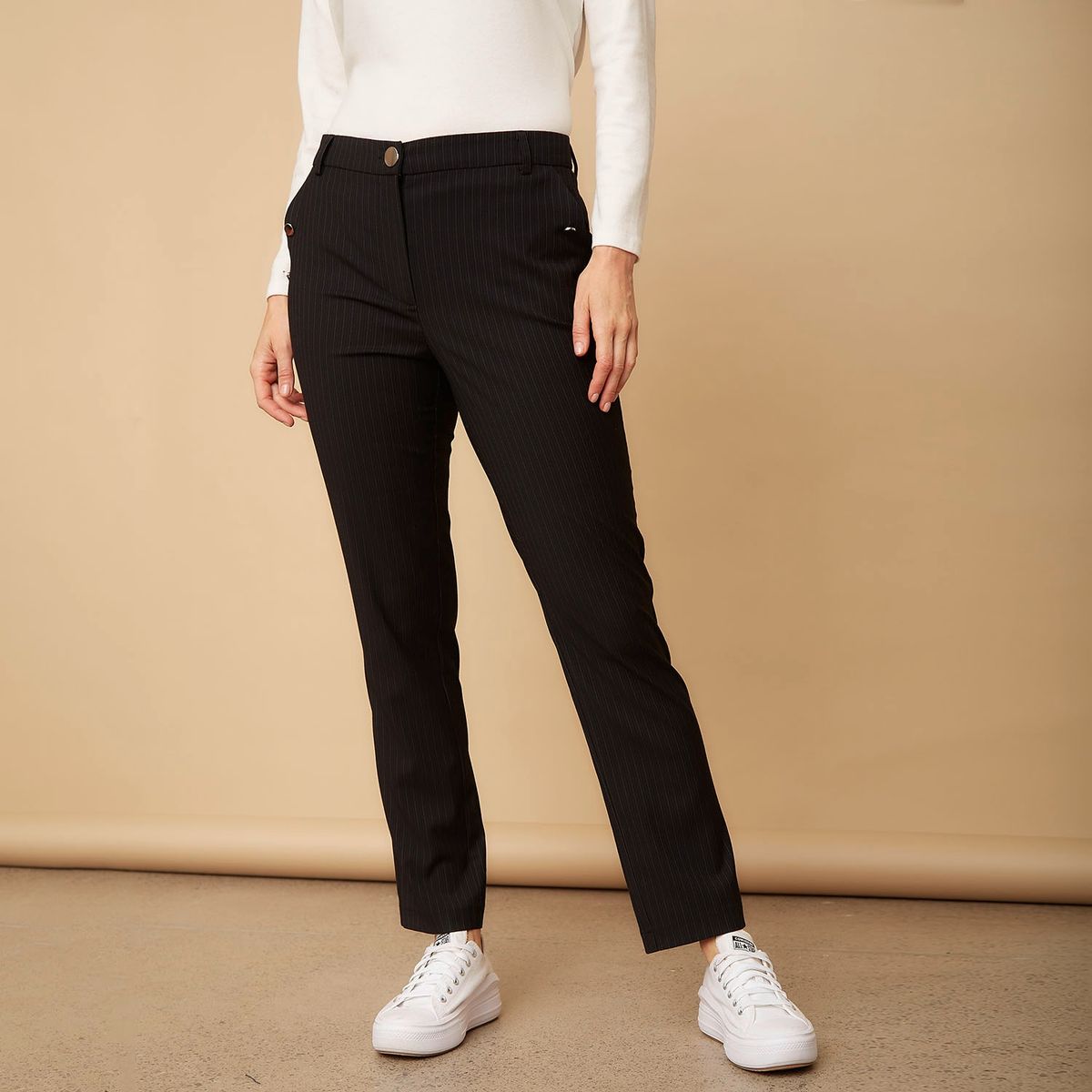 S COCCI - Pantalón Straight Tiro Alto Mujer S Cocci