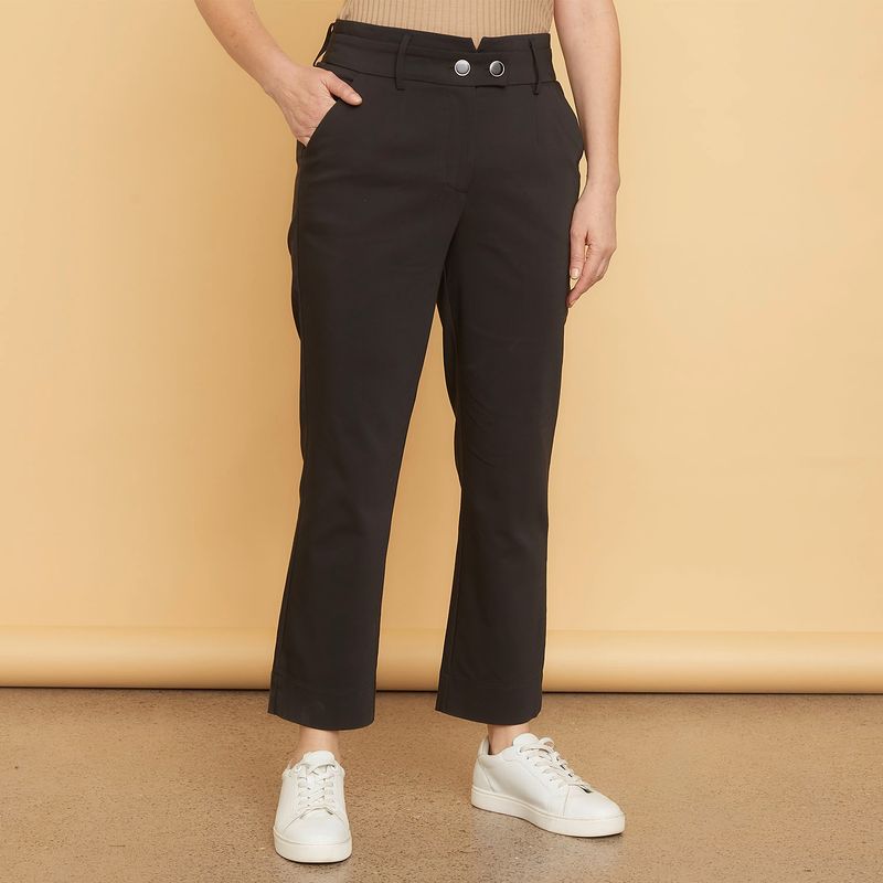 S COCCI - Pantalón Flare Tiro Alto Mujer S Cocci