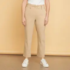 S COCCI - Pantalón Flare Tiro Alto Mujer