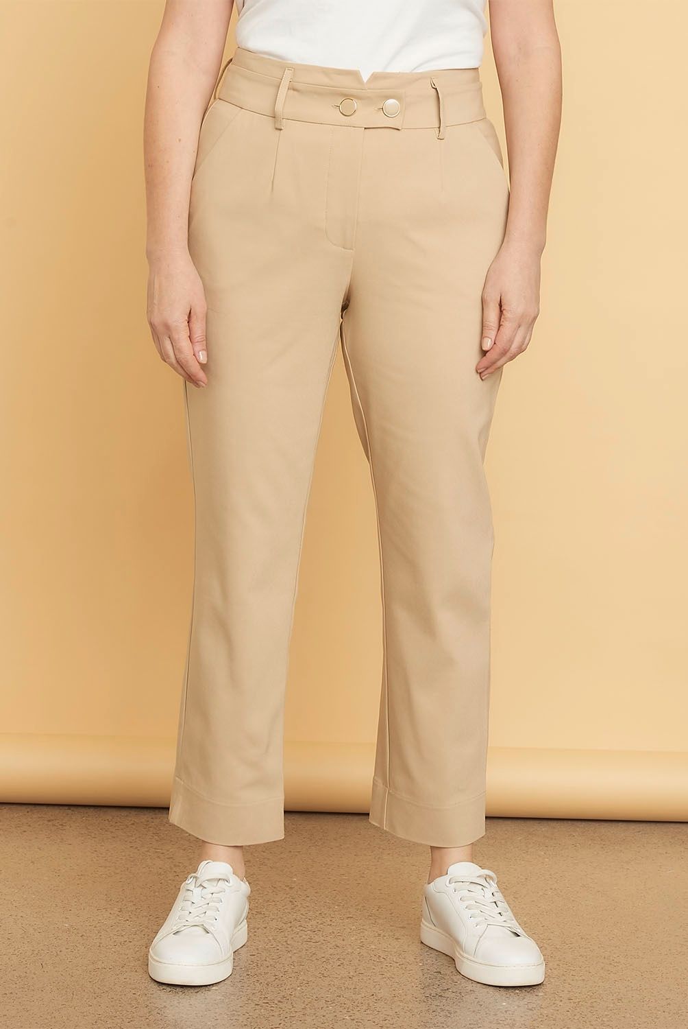 S COCCI - Pantalón Flare Tiro Alto S.cocci Casual Mujer Algodón