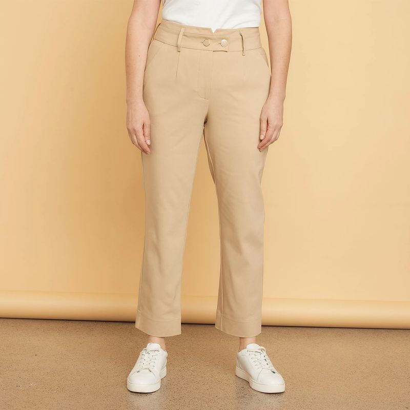 S COCCI - Pantalón Flare Tiro Alto Mujer S Cocci
