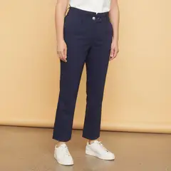 S COCCI - Pantalón Flare Tiro Alto S.cocci Casual Mujer Algodón