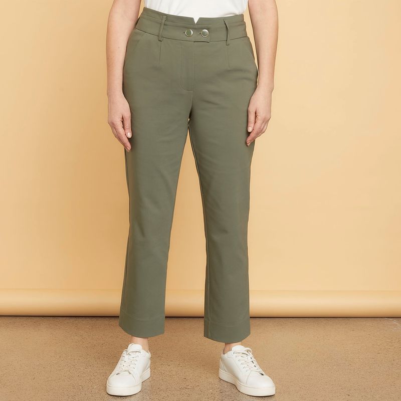 S COCCI - Pantalón Flare Tiro Alto Mujer S Cocci