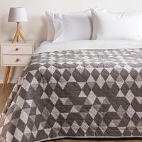 Cubrecama Estampado Reversible