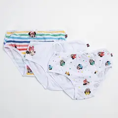 MINNIE - Calzón Niña Pack De 3 Unidades Algodón