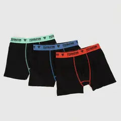 FEDERATION - Boxer Pack de 3 Unidades Algodón Niño