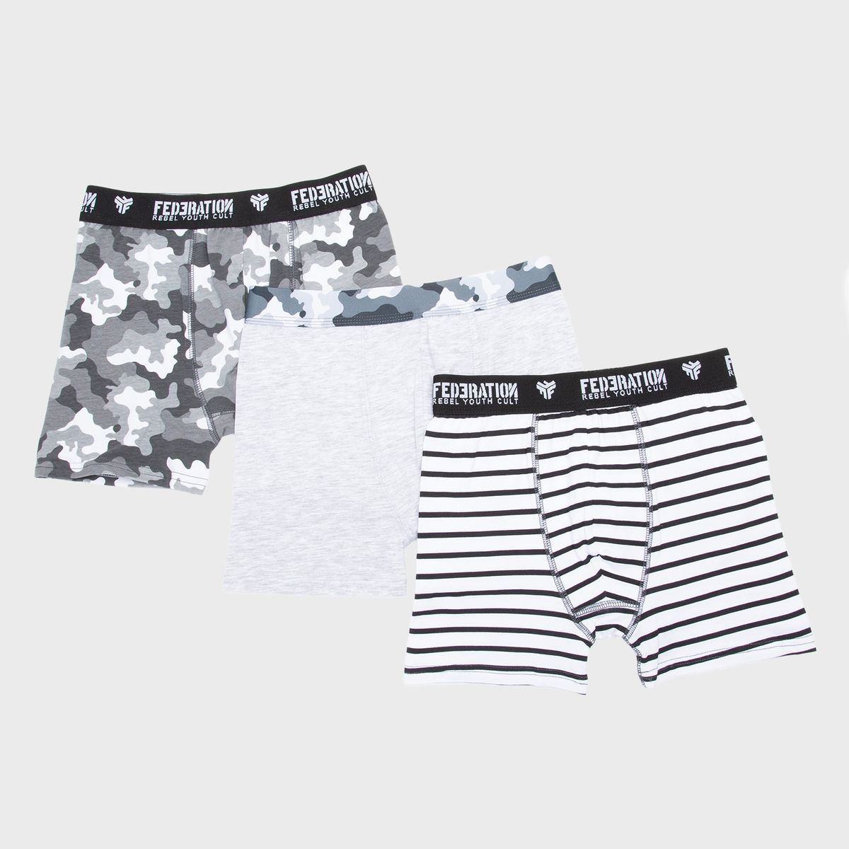 FEDERATION - Boxers Niño Federation Pack de 3 Algodón