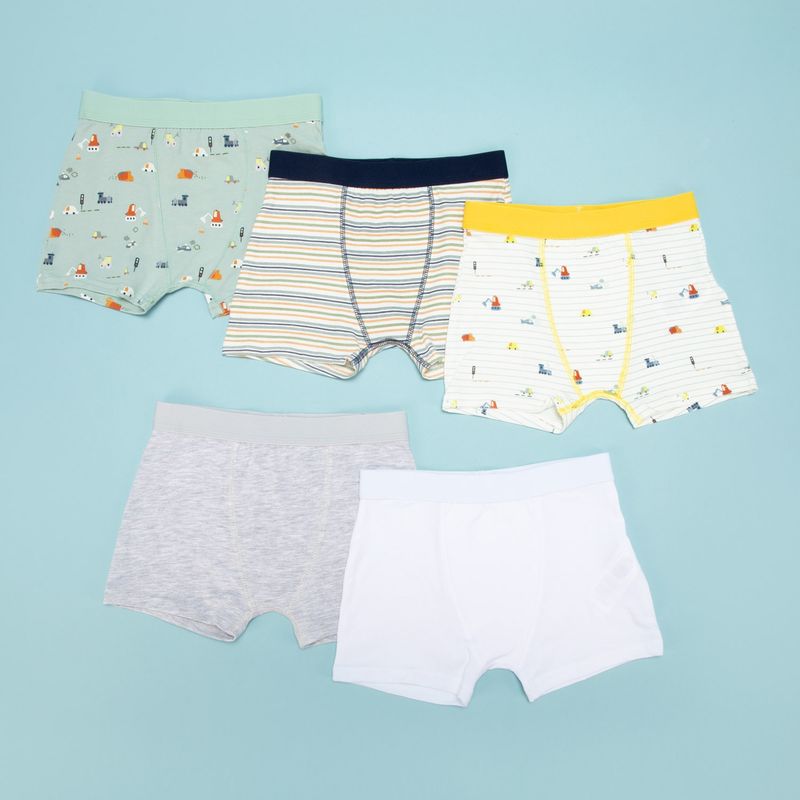 YAMP - Boxers Niño Yamp Pack de 5 Unidades Algodón Estampado