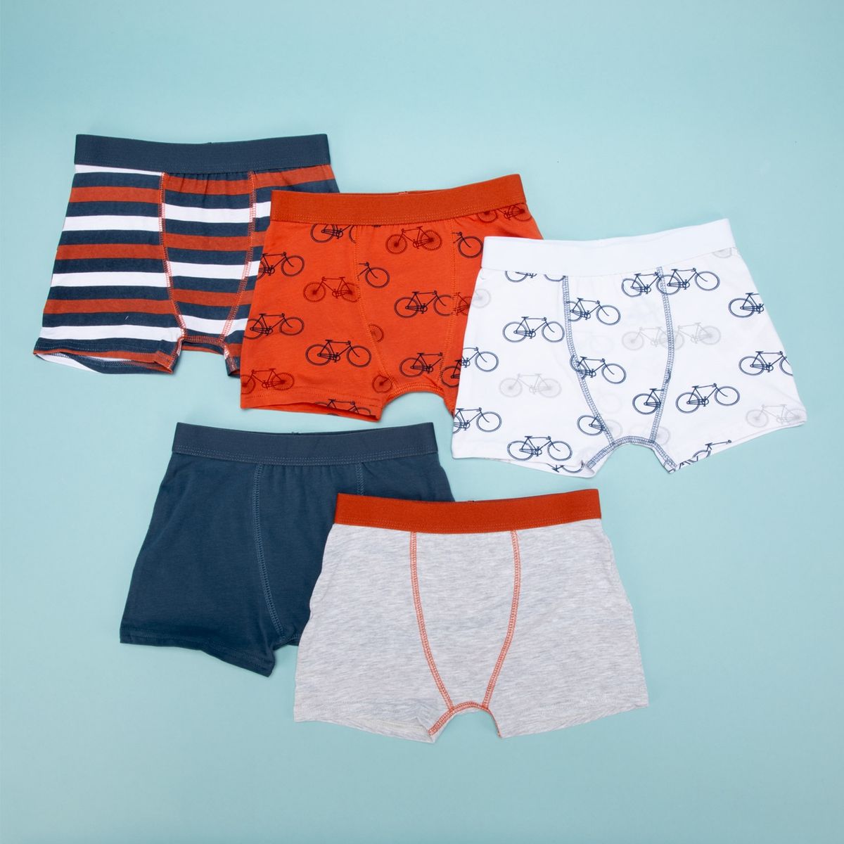 YAMP - Boxers Niño Yamp Pack de 5 Unidades Algodón Estampados