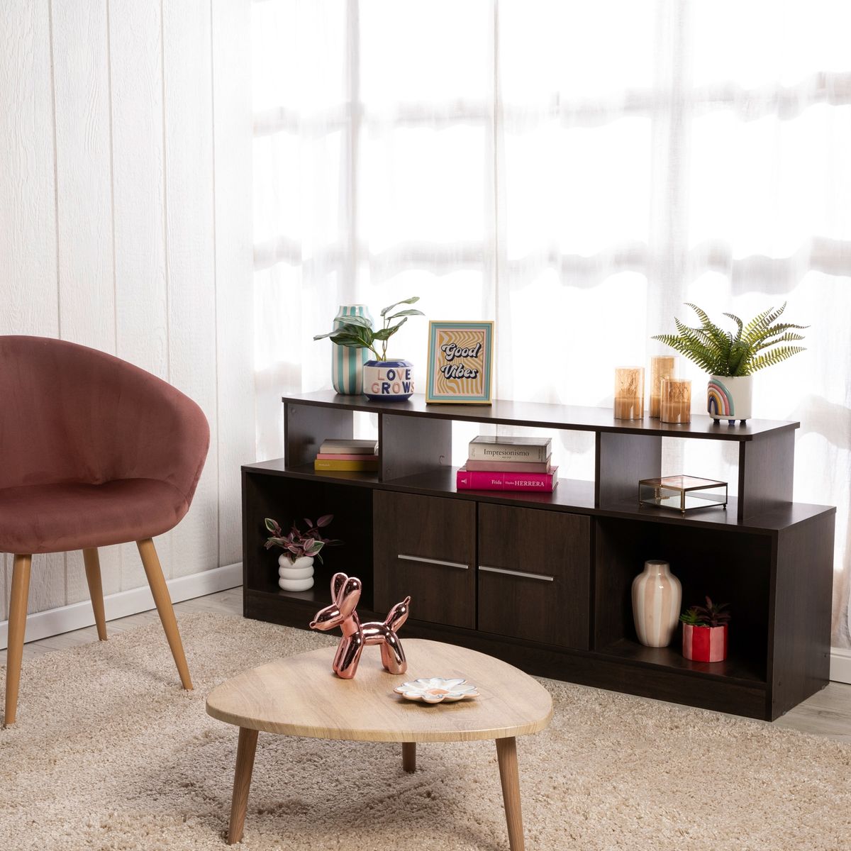 MICA - Rack TV Mica Roma 60 Pulgadas Centro de Entretenimiento MDP