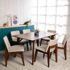MICA - MESA DE COMEDOR RIOS 6P