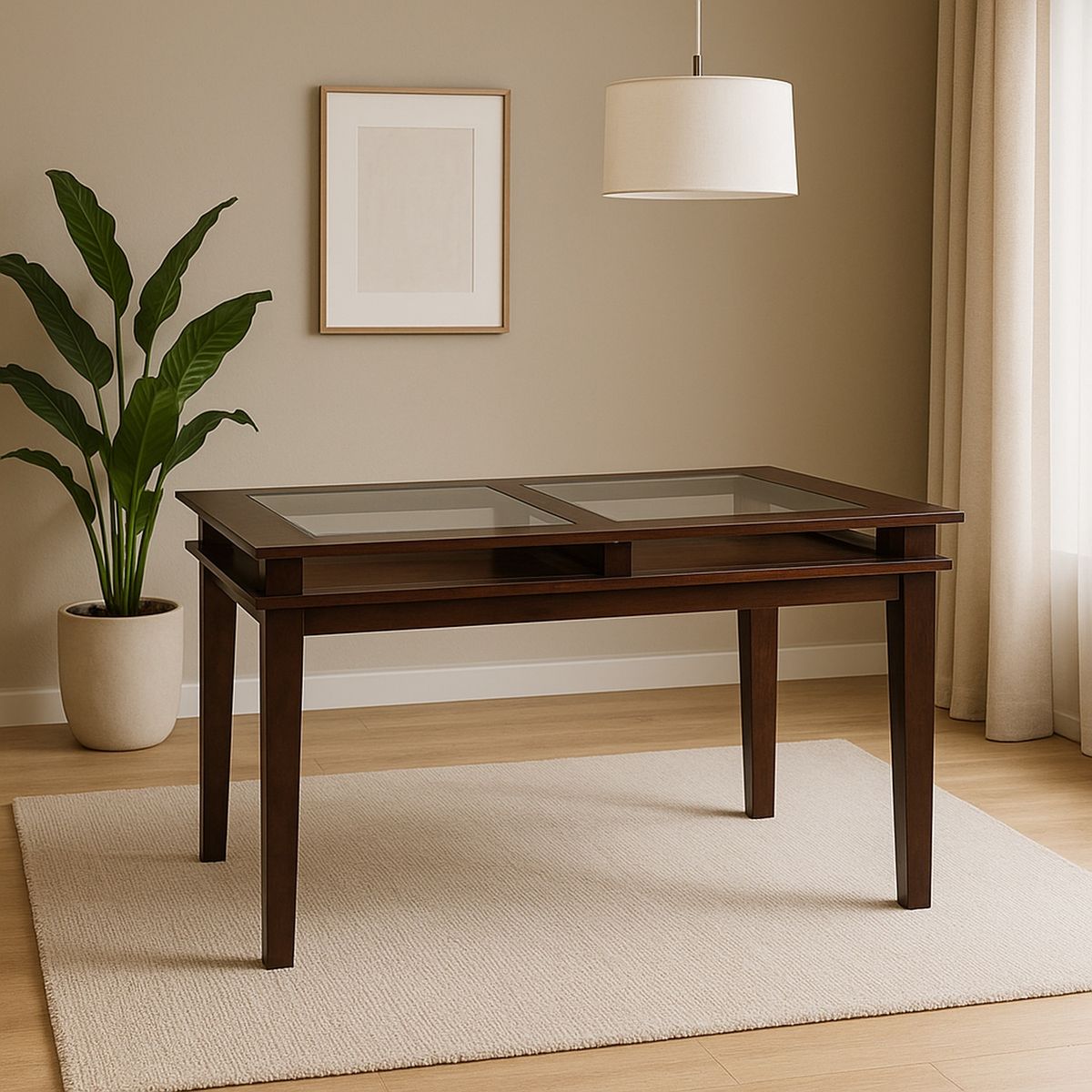 MICA - Mesa De Comedor California Rectangular 160 cm Mica