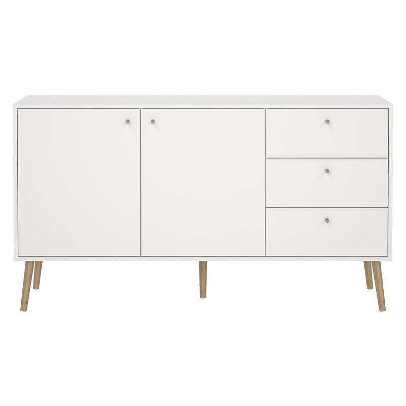 TVILUM - Buffet Bodo 2 Puertas 3 Cajones Tvilum