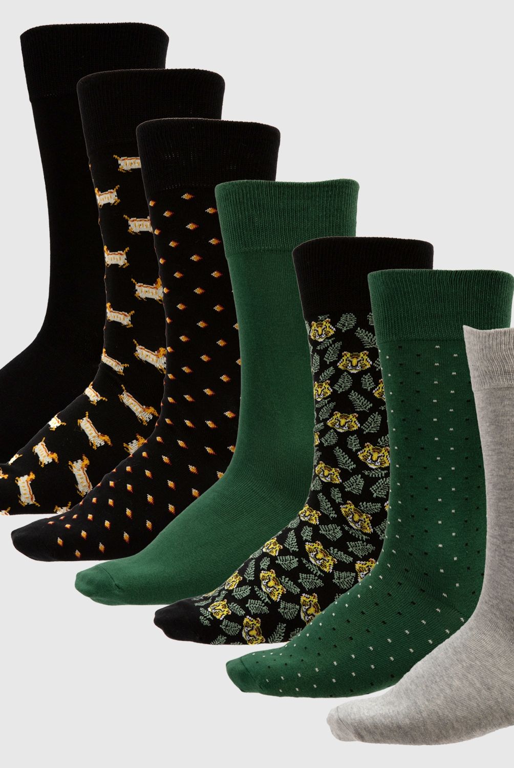 BASEMENT - Calcetines Deportivos Algodón Estampados Basement Hombre