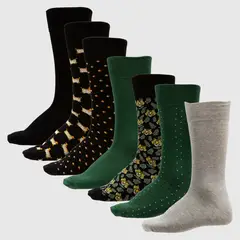BASEMENT - Calcetines Deportivos Algodón Estampados Hombre